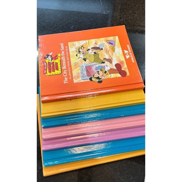 Vintage 1986 DISNEY Worlds of Wonder Talking Mickey Mouse 6 Books & 6 Tapes - Picture 8 of 10